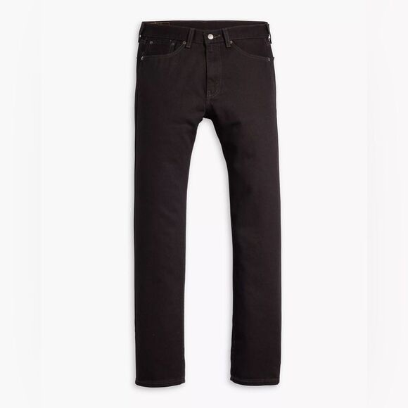 NWT LEVI STRAUSS Men's Black 505 Regular fit men’s Jeans size 34x30